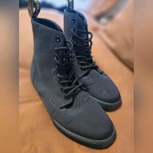 Dr Martens Sheridan Canvas Black Boot